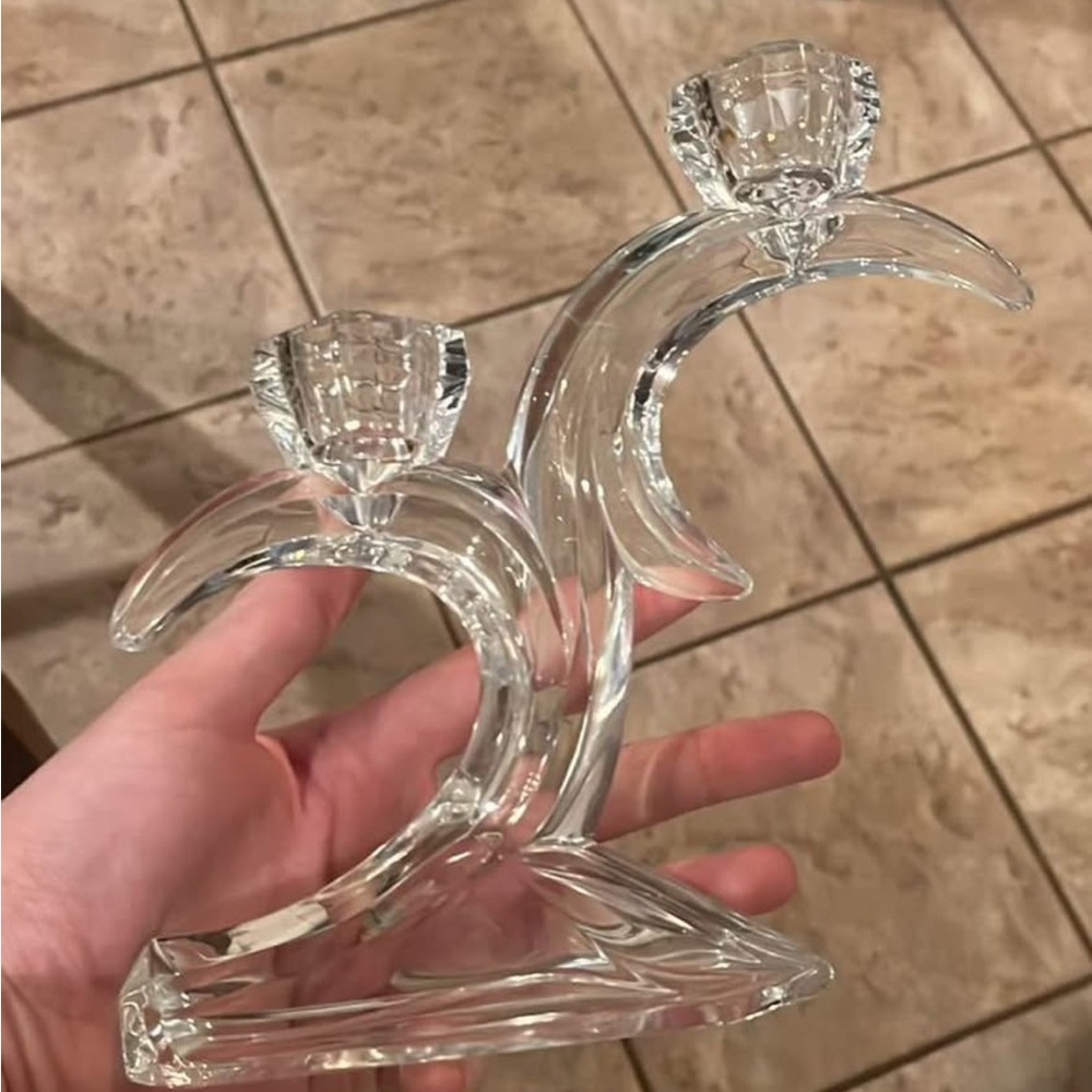Royal Crystal Rock Candle Holders
